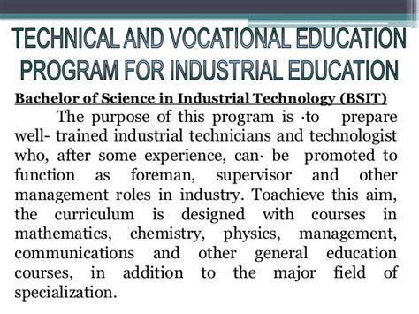 industrial technology major in electronics salary|Bachelor of Science (BS / BSc), Industrial Technology (IT) Salary .
